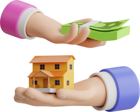 Mortgage 3D Illustration